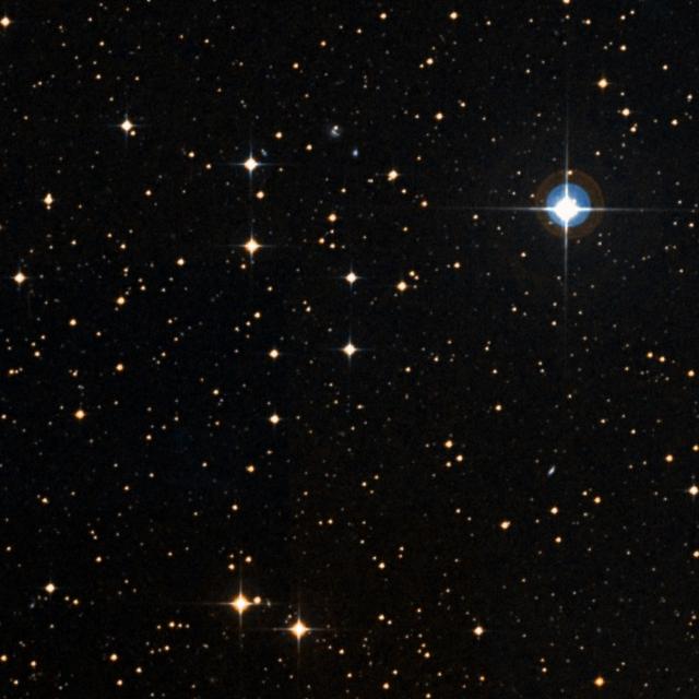 Sky survey frame centred on Nyamien, 18′ across.