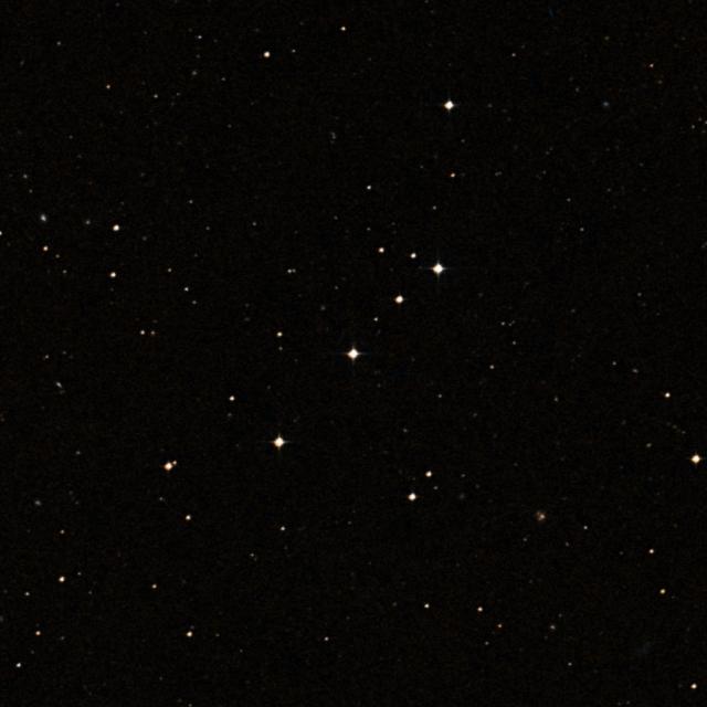 Sky survey frame centred on Parumleo, 18′ across.
