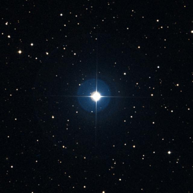 Sky survey frame centred on Piautos, 18′ across.