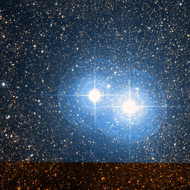 Sky survey frame centred on Pipirima, 30′ across.