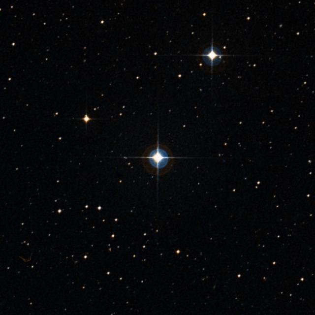 Sky survey frame centred on Poerava, 18′ across.