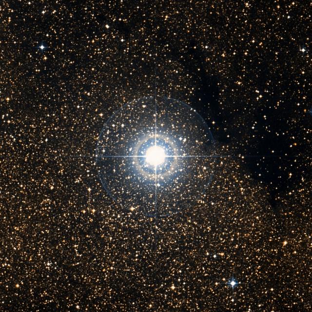 Sky survey frame centred on Polis, 30′ across.