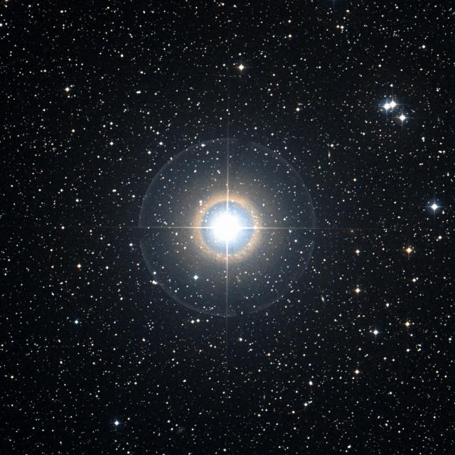 Sky survey frame centred on Rotanev, 30′ across.