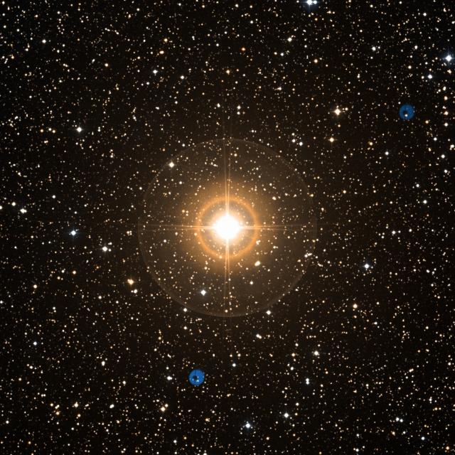 Sky survey frame centred on Saclateni, 30′ across.