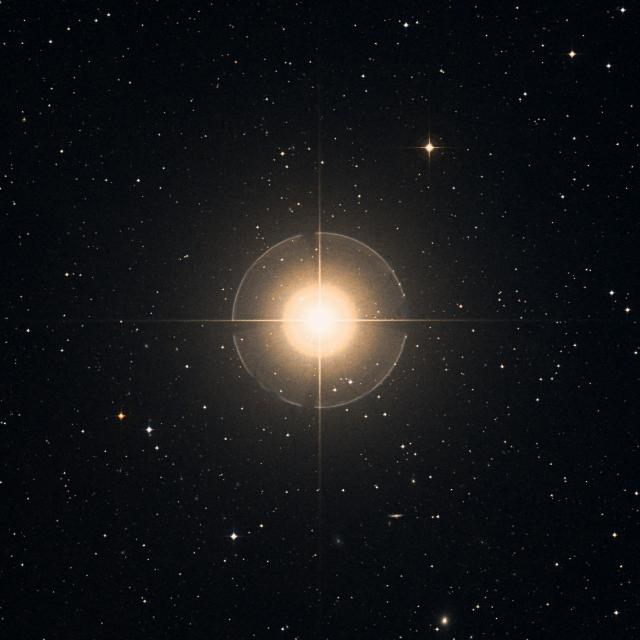 Sky survey frame centred on Sadalmelik, 42′ across.