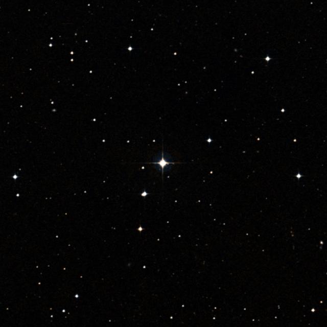 Sky survey frame centred on Shama, 18′ across.