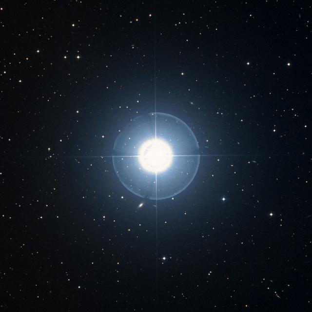 Sky survey frame centred on Sheratan, 42′ across.