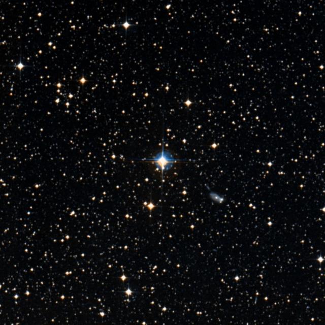 Sky survey frame centred on Sika, 18′ across.