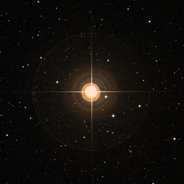 Sky survey frame centred on Situla, 18′ across.