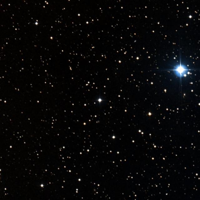 Sky survey frame centred on Sterrennacht, 18′ across.