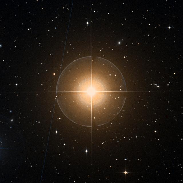 Sky survey frame centred on Theemin, 30′ across.