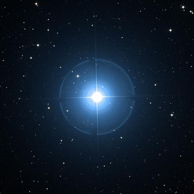 Sky survey frame centred on Thuban, 30′ across.
