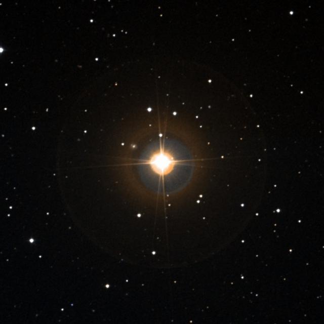 Sky survey frame centred on Tianyi, 18′ across.