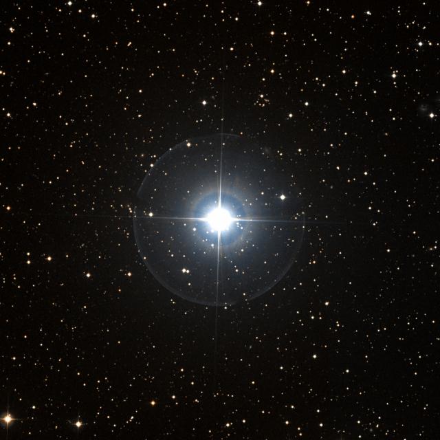 Sky survey frame centred on Titawin, 30′ across.