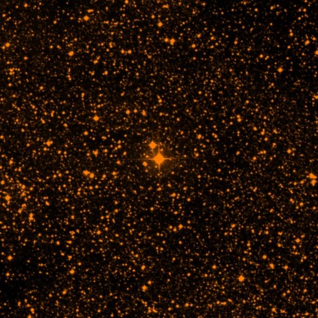 Sky survey frame centred on Tupã, 18′ across.