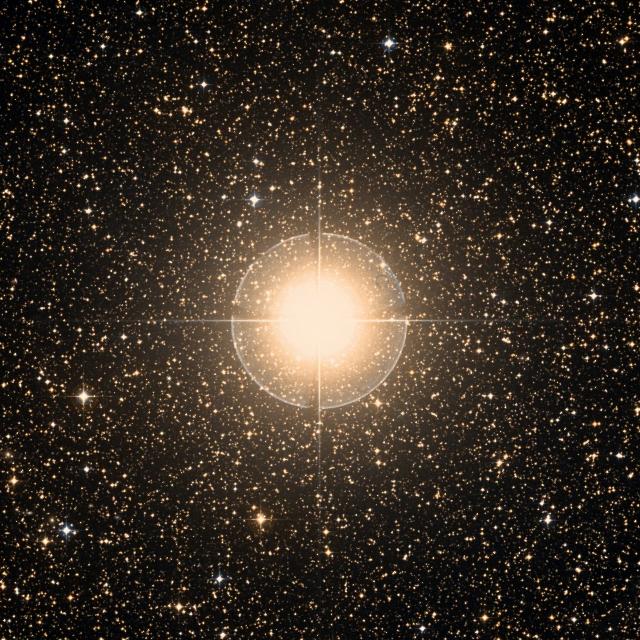 Sky survey frame centred on Tureis, 42′ across.