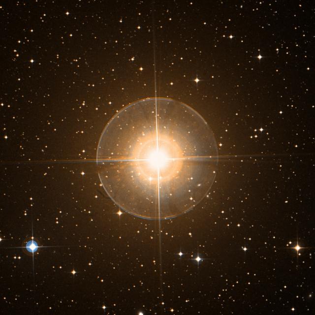 Sky survey frame centred on Wazn, 30′ across.