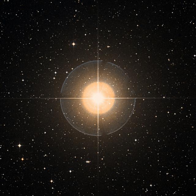 Sky survey frame centred on Yed Posterior, 30′ across.
